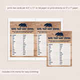 Instant download animals naming game for baby party by LittleSizzle