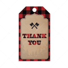 Thank you favor tag for forest party by LittleSizzle