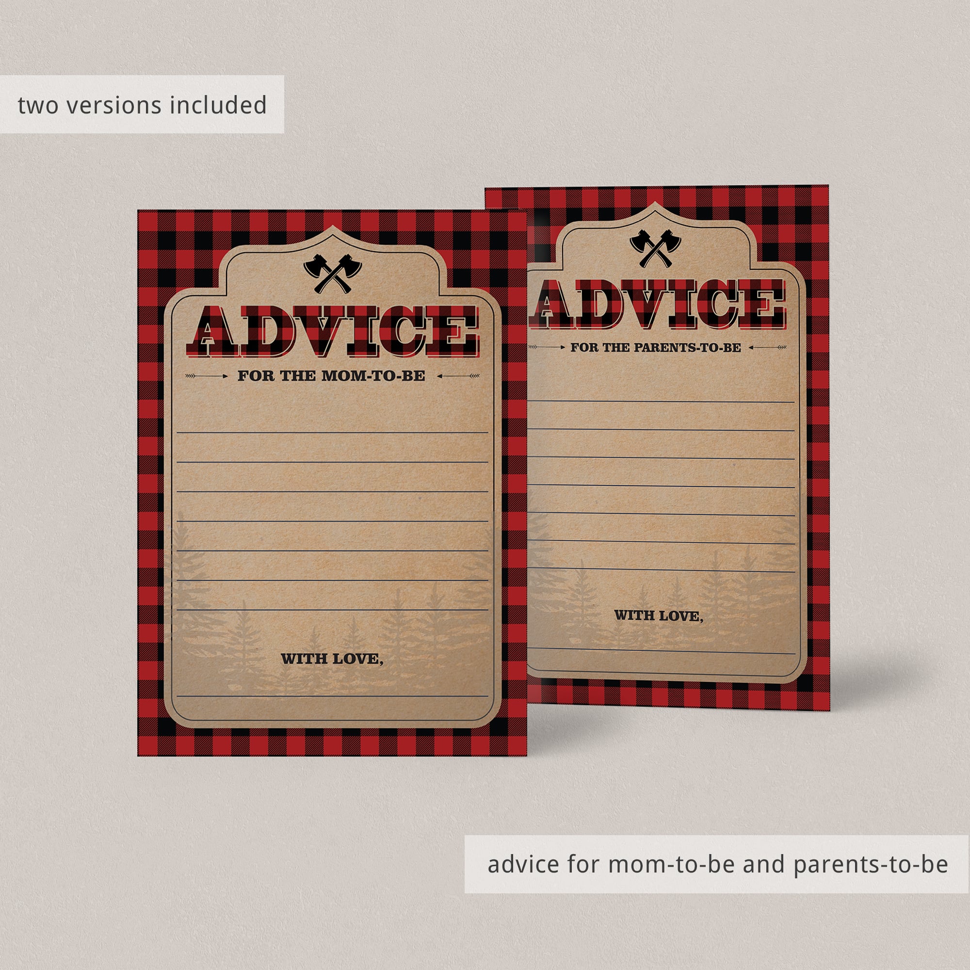 Advice cards for new parents by LittleSizzle