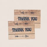 Download PDF thank you cards rustic wood by LittleSizzle