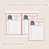 3 Christmas Word Puzzles Printable