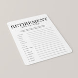 Retirement Word Scramble with Answers Printable