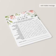 Baby word search game printable PDF by LittleSizzle