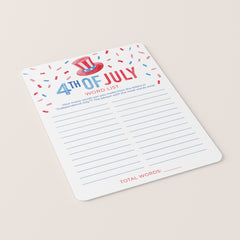 Fourth of July Game for Kids Printable