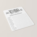 Office Word Scramble Game With Answer Key Printable