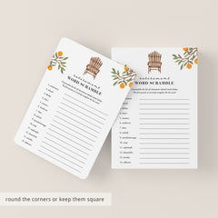 Retirement Party Word Scramble with Answer Key