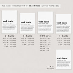 Work Bestie Definition Print Digital Download