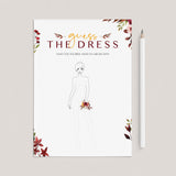 Fall Wedding Shower Activity Guess The Wedding Dress by LittleSizzle