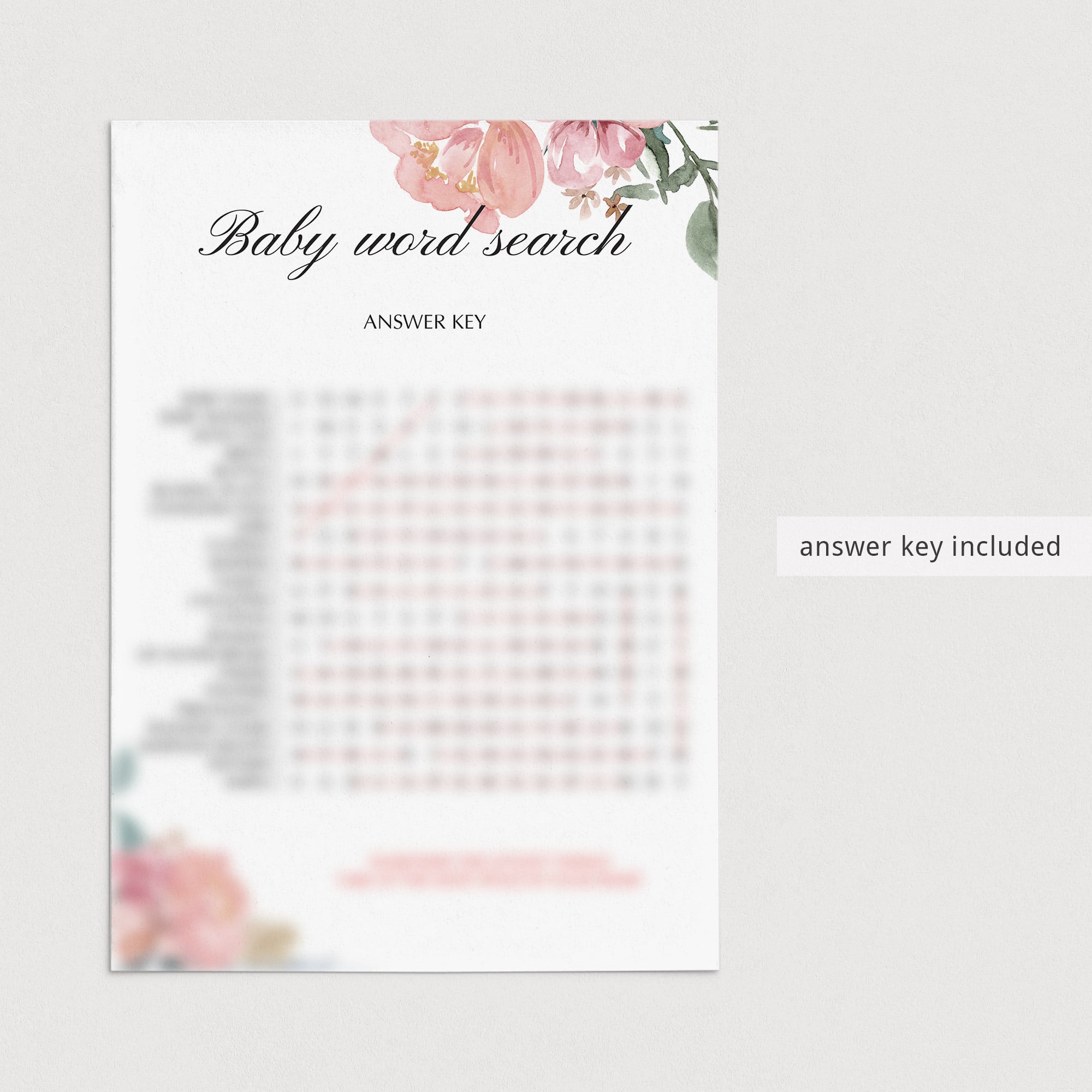 Baby word search game answers download by LittleSizzle