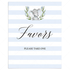 Baby shower favor sign printable by LittleSizzle