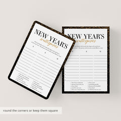 Printable New Year Party Games Pack Instant Download