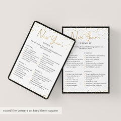 New Year's Eve Drink If Game Printable