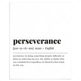 Perseverance Definition Print Instant Download by LittleSizzle