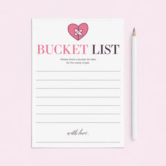 Post Breakup Bucket List Cards Printable by LittleSizzle