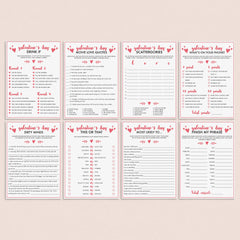 8 Fun Galentines Day Party Games Instant Download by LittleSizzle