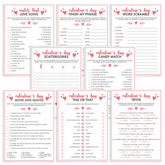 The Ultimate Valentine's Day Party Games Bundle for Adults | Virtual ...