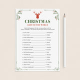 Christmas Company Party Game Merry Christmas Around The World by LittleSizzle