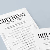 Born in 1938 86th Birthday Party Games Bundle For Men