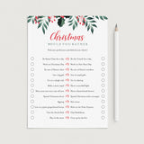 Would You Rather Christmas Party Game Printable by LittleSizzle