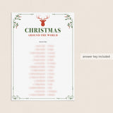Christmas Company Party Game Merry Christmas Around The World